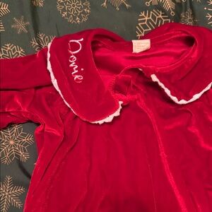 Red Kids Pajamas Nightgown